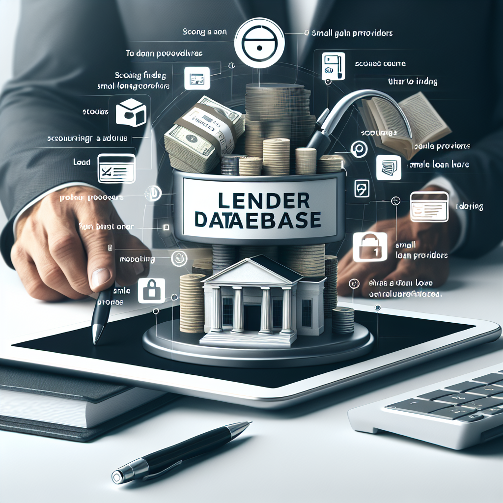 Kreditgeber-Datenbank